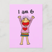 Ik ben 6 briefkaart (Voorkant)