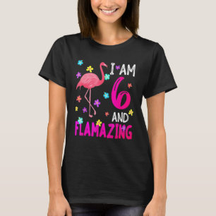 Ik ben 6 en ontvlambaar t-shirt