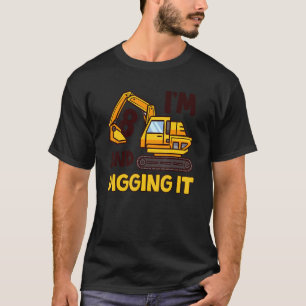 Ik ben 8 en graven het 8 jaar oud 8e verjaardag Ex T-shirt
