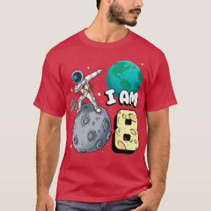 Ik ben 8 Space Astronaut Kind Moon Walker 8th Birt T-shirt