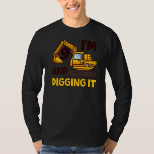Ik ben 9 en graven het 9 jaar oud 9e verjaardag Ex T-shirt