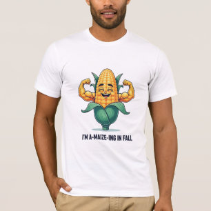 Ik ben A-Maize-ing In Fall Grappige Sterke Maïspun T-shirt