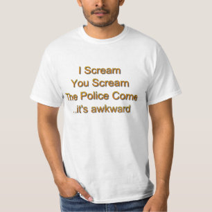 Ik ben aan het schreeuwen. t-shirt