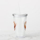 Ik ben aan het schuimen met gevoelens – Coffee Art Acryl Drinkbeker (Links)