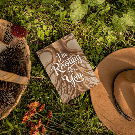 Ik ben aan het wroeten voor je Wenskaart Bedankkaart