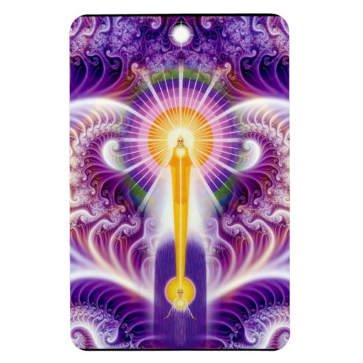 Ik ben aanwezig Fractal Flexi Magnet Magneet (Verticaal)