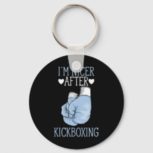 Ik ben aardiger na kickboksen Funny Kickboxer I Lo Sleutelhanger