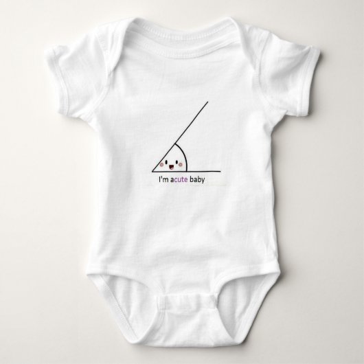 Ik ben acute baby romper (Voorkant)