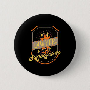 Ik ben advocaat ronde button 5,7 cm