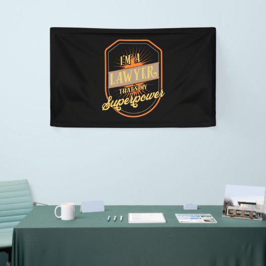 Ik ben advocaat spandoek (Beurs)