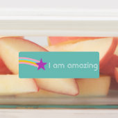 Ik ben affirmations stickers (Aangebracht)