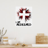 "Ik ben afgelost" Wall Poster (Keuken)