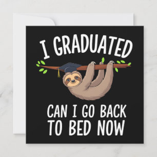 Ik ben afgestudeerd, mag ik nu terug naar bed Luia Kaart