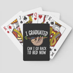 Ik ben afgestudeerd, mag ik nu terug naar bed Slot Pokerkaarten
