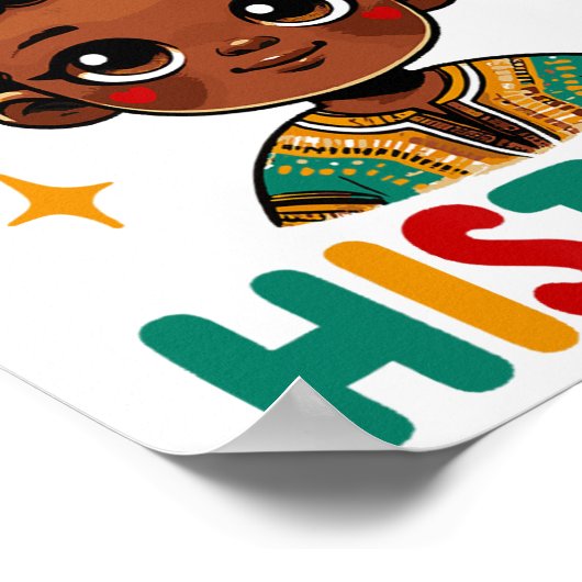 Ik ben Afro-Amerikaanse Geschiedenis Maand voor Ki Poster (Hoek)