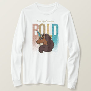 Ik ben Afro Eenhoorn   Bold Glitter Design T-shirt