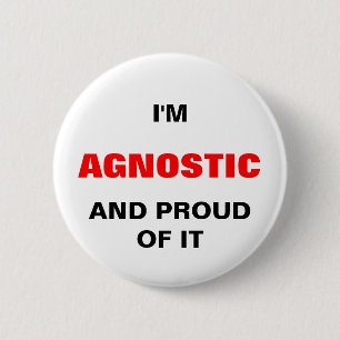 IK BEN AGNOSTISCH EN BEWUST ERVAN RONDE BUTTON 5,7 CM