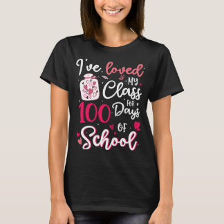 Ik ben al 100 dagen van school 100th D geliefd T-shirt