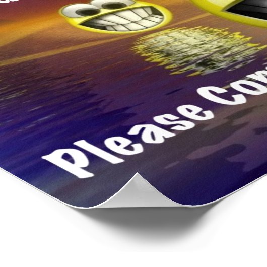 Ik ben al verstoord, alsjeblieft kom in Poster (Hoek)