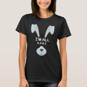 Ik ben All Ears Bunny Leuke Paasei Bunny Mannen & T-shirt