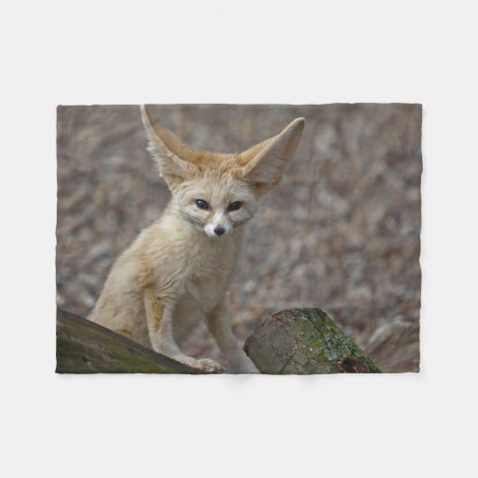 Ik ben All Ears Fleece Blanket (Voorkant (Horizontaal))