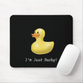 Ik ben alleen Ducky. - Mousepad Muismat (Met muis)