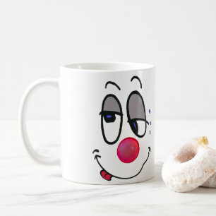 Ik ben allemaal glimlach. koffiemok