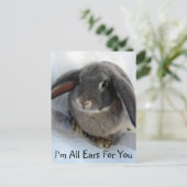 Ik ben allemaal voor jou. briefkaart (Staand voorkant)