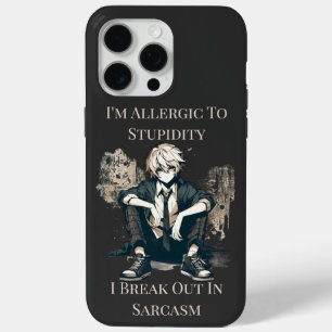 Ik ben allergisch voor domheid en krijg uitslag va iPhone 15 pro max hoesje