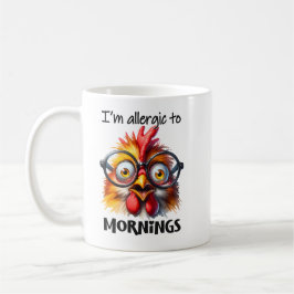 Ik ben allergisch voor ochtenden! koffiemok