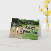 Ik ben altijd bij je... kaart (Gele Bloem)