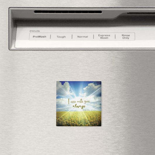 Ik ben altijd bij jou, bijbelvers magneet (Insitu (Vaatwasser))