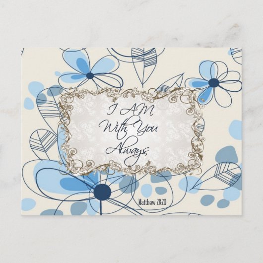 "Ik ben altijd bij jou" - Briefkaart (Voorkant)