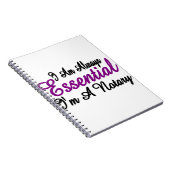 Ik ben altijd een notaris. notitieboek (Rechterzijde)