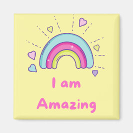 Ik ben Amazing Square Magnet Magneet