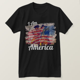 IK BEN AMERIKA Macht, Wijsheid en Waarheid Patriot T-shirt