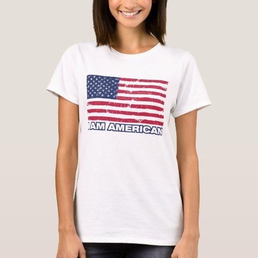Ik ben Amerikaans - Dames T-shirt (Voorkant)