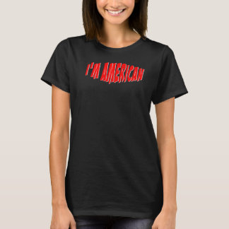 Ik ben Amerikaans in Republican Red Color T-shirt