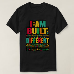 Ik Ben Anders Gebouwd Retro Typografie T-shirt