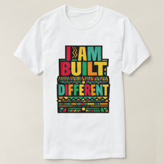 Ik Ben Anders Gebouwd Retro Typografie T-shirt