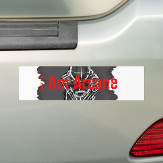Ik ben Arcane Sticker (Op auto)