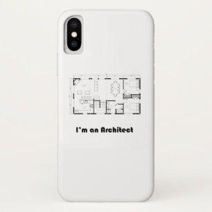 Ik ben architect iPhone x hoesje