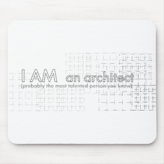 Ik ben architect muismat (Voorkant)