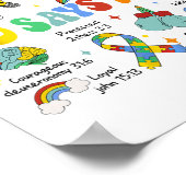 Ik ben Autisme Bewustzijn Kinder Christelijk Poster (Hoek)