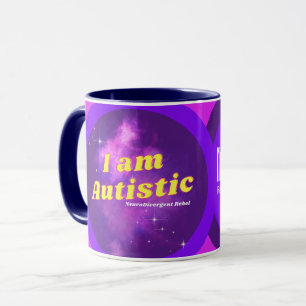 Ik ben Autistic NeuroDivergent Rebel Coffee Mok