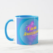 Ik ben Autistic NeuroDivergent Rebel Coffee Mok (Links)