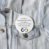 Ik ben Autistisch-Communicatie Button (In situ)