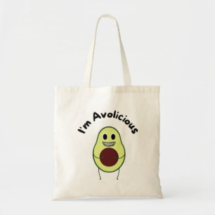 Ik ben Avolicious - Funny Fruit Pun Tote Bag