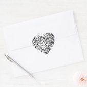 Ik ben Aware_ Hart Sticker (Envelop)