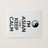 Ik ben Aziatisch dat ik geen kalm kan houden. Legpuzzel (Horizontaal)